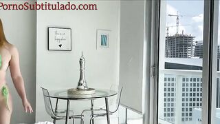 Emma Magnolia -  Sub Madre  quiere disfrutar sus vacaciones follando a su hijastro sub