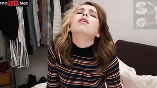 Alina West - Hermano chantajea a hermana sub