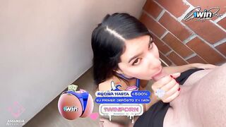 Amanada Rabbit ¡¡ Me encanta que mis vecinos me vean como me follan el culo !! Esp