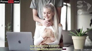 Eva Elfie - Reunión por Zoom Sub Esp