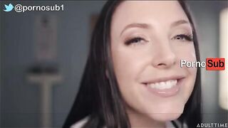 La enfermera Angela White te examina la verga - sub esp