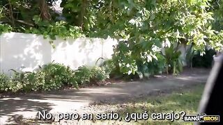 Esqusita latina Indica Marie folla en autobus