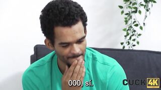 Sophia Veller una chica rubia folla delante de su esposo