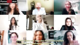 Eva Elfie - Reunión por Zoom Sub Esp