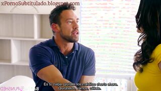 2 hijastras cachondas y su padrastro castiga sub español