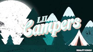 En el campamento una ardiente milf nos consuela