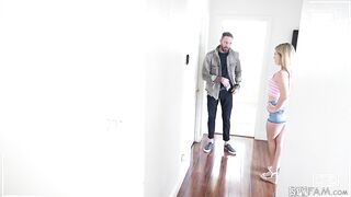 Mi sexy hermanastra entro a mi cuarto rojo y no me pude resistir a follarla y llenarla  creampie