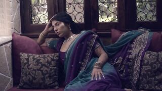 sexy princesa arabe cachonda con su novio