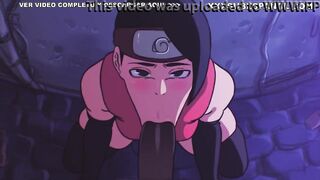Sarada Uchiha Trabajando de Puta por la Noche - Sub Español