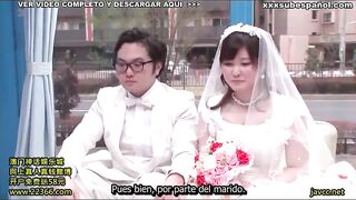 Fotos Eroticas a la Hermosa Esposa Recien Casada con Vestido de Novia al Frente de su Marido NTR 2