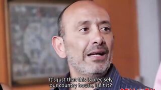 Salome Gil, papá interesado deja que su hija sea cojida por un millonario árabe