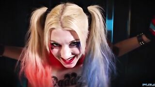Leya Falcon, pija gigante destruye la concha y el ojete de Harley Quinn