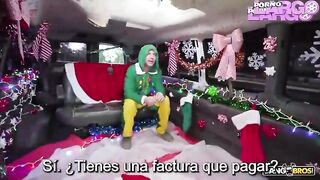Jessica Aaren - Pelirroja es convencida de follar por dinero en bus sub esp