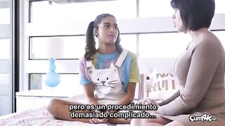 C4KSUB001 - Hijastra inseminada - Emily Willis (subtitulado español)