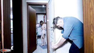 Emejota Se Que Mi Padrastro me espia y le doy su recompensa Esp