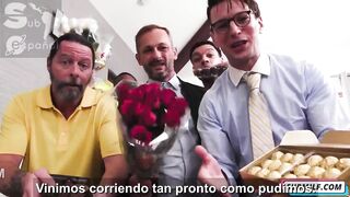 Rebel Rhyder Llora a Grtios Por Un GangBang Accidental De Los Amigos De Papá Sub