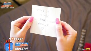 Daddy caught Katty masturbating and fucked her hard in anal with a big dick