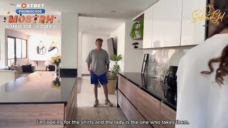 My stepbrother surprises me in the kitchen and fucks my ass very hard salome gil 2 video