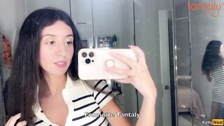 I invited the courier to fuck me with my new Tantaly doll - Double penetration