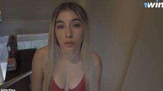 I fuck my stepdaughter when I discover her coming back from a party