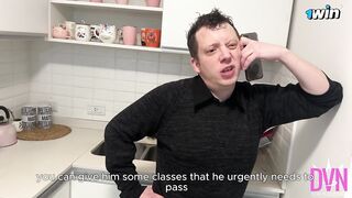 Private teacher makes her student make his sexual debut and gives him her ass