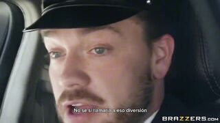 Millionaire whore wife has sex with limo driver