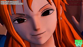 Animación 3D. Nico Robin ama a Nami. TRANSEXUAL. Audio Español