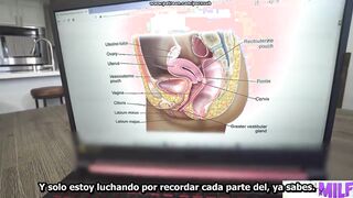 Hot MILF morena Jennifer White ayuda a su hijastro con el sexo Ed 2 video