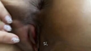 Se masturba frente a su perrito. sub