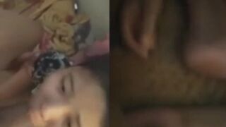 Madre gordita asiática chupando la polla de su hijo y siendo su puta (china)