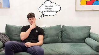 Hermosa rubia TRANSEXUAL Europea. Tri doble anal con amigos