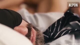 My husband is always tired, but my stepson has his cock available.