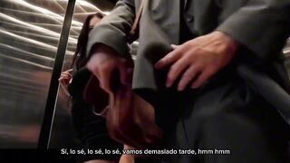 stuck in the elevator