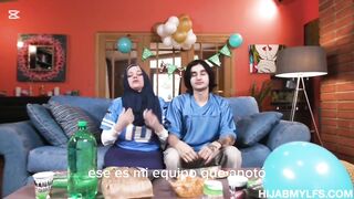 stepson tricks his muslim stepmother into fucking him