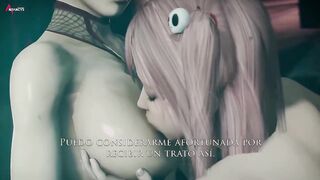 Animación 3D hentai. Espejo Demoniaco. Subtitulado Español (vídeo juego)