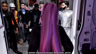 Animación 3D hentai video juego. Noche Animada. Subtitulado Español