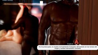 Animación 3D hentai. Compromiso de promesa (vídeo juego). Subtitulado Español