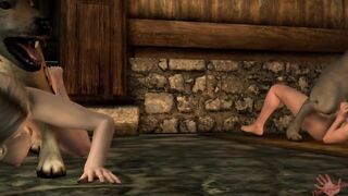 Animación 3D hentai. La mansión de la Corté. Eps. 6 (vídeo juego)