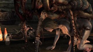 Animación 3D hentai. La mansión de la Corté. Eps 13 (vídeo juego)