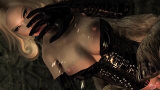 Animación 3D hentai. La mansión de la Corté. Eps. 12 (vídeo juego)