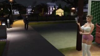 Animación 3D hentai FUTA TRANSEXUAL. Patrulla (vídeo juego)