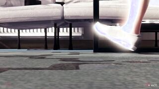 Animación 3D hentai. Hospitalidad de la casa. Subtitulado Español (video juego)