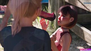 Animación 3D hentai.  El diario de Emily. 2.  Subtitulado Español (video juego)