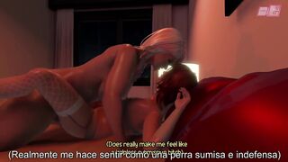 Animación 3D hentai. Dakota 5 . Subtitulado Español ( video juego) TRANS