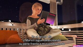 Animación 3D hentai. El diario de Emily 1. Subtitulado Español (video juego)