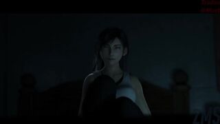 Animación 3D hentai. La larga noche de Tifa. Subtitulado Español (vídeo juego)