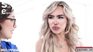 Leana Lovings, Luna Luxe - Sexo seguro enseñado en casa Sub Esp