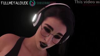 Animación 3D. Valentina pervertida. Subtitulado Español