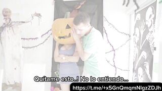 Preparando Halloween con mis hijastros Sub esp