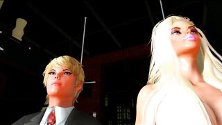 Animación 3D. Orgía el día de la boda TRANS